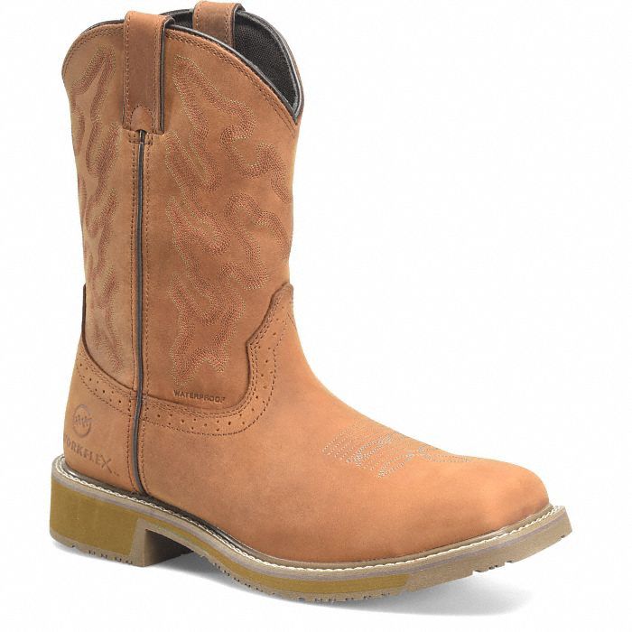 DOUBLE H BOOTS DH5143 Wellington Boot EE 10 1/2 Brown PR