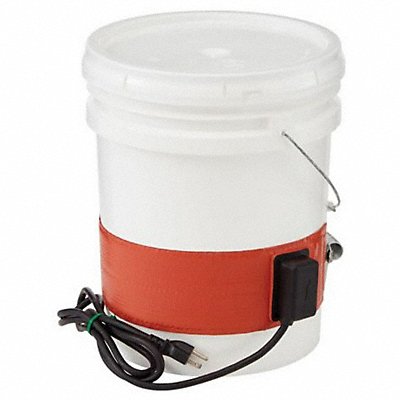 BRISKHEAT DHCS15R Silicon Rubber Heater 10 A 55 gal Metal