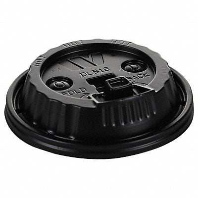 GRAINGER DLB18 Disp Hot Cup Lid 12oz-24oz White PK1000