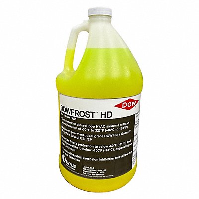 DOW FROST 9992103 Inhibited Propylene Glycol 1 gal Yellow