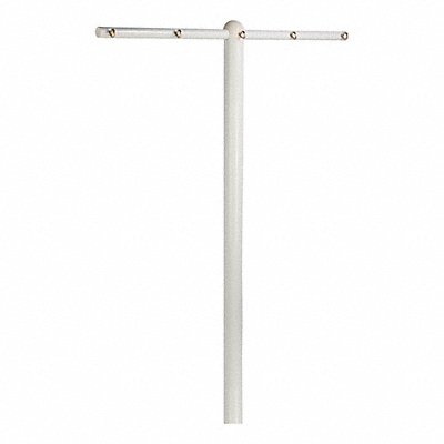 HONEY-CAN-DO DRY01452 T-Post Dryer 5-Line 45-3/4x3x72 in