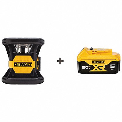 STANLEY BLACK  DECKER DW079LRDCB205 Rotary Laser Cordless 20v Bonus Battery