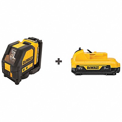 STANLEY BLACK  DECKER DW088LGDCB124 Cordless Laser 12V Bonus Battery
