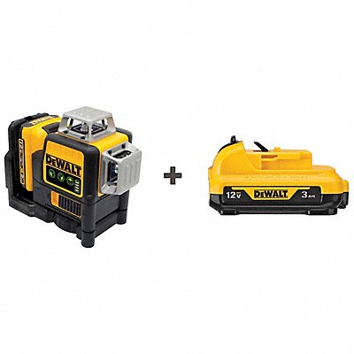STANLEY BLACK  DECKER DW089LGDCB124 Cordless Laser 12V Bonus Battery
