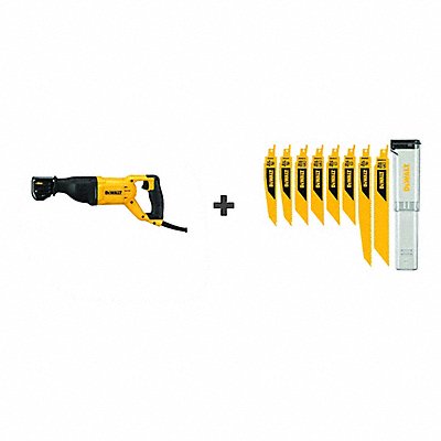 DEWALT DWE305DWAR8SETCS Reciprocating Saw 2900 SPM 12.0A