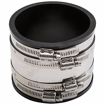 GRAINGER DX100144SR Coupling PVC 4 For Pipe Size 4 Clamps