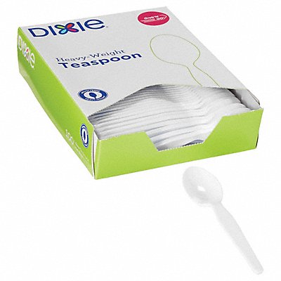 DIXIE TH207 Disposable Teaspoons Plastic PK100