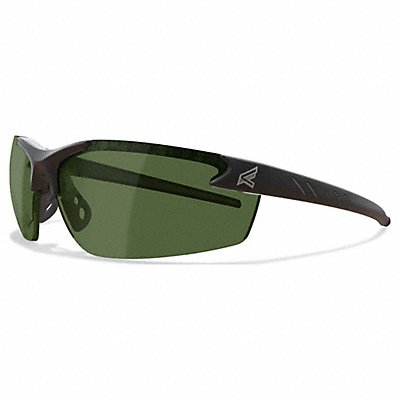 EDGE EYEWEAR DZ11IR3G2 Safety Glasses Smoke Lens Black Frame M