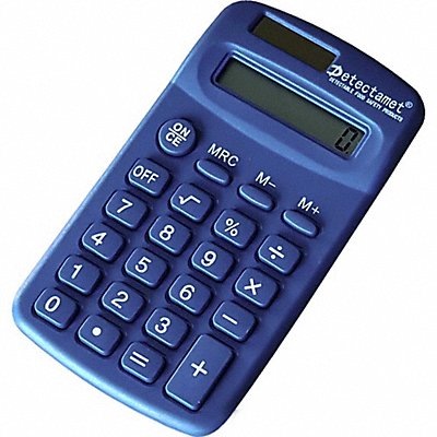 DETECTAMET INC. 202SP01 Calculator Portable LCD 8 Digits 4-1/3 L