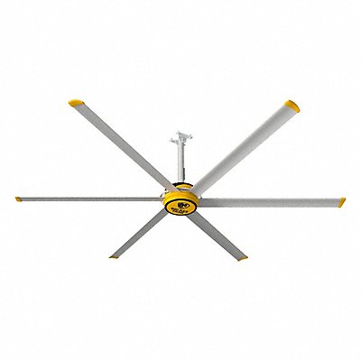 BIG ASS FANS FES21201S34 Ceiling Fan Anodised Aluminum 12 ft Dia.