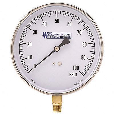 WGTC EA14C Differential Pressure Gauge 0 to 100 psi