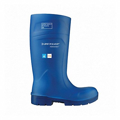 DUNLOP 5163155 Boots Men s 11 Women s 13 Blue PR
