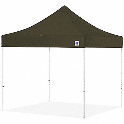 E-Z UP EC3STL08KFWHTOD Portable Shelter Green 8 ft W 8 ft L