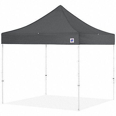 E-Z UP EC3STL08KFWHTSG Portable Shelter Grey 8 ft W 8 ft L