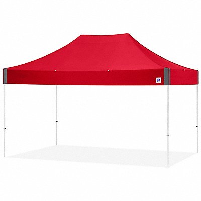 E-Z UP EC3STL15KFWHTMCRD Portable Shelter Red 10 ft W 15 ft L