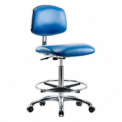GRAINGER BRECRVHBCHCRCFECESDBLU CR/ESD Chr High FR Castors Blue