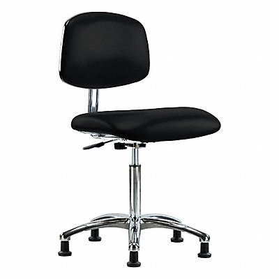 GRAINGER BRECRVMBCHCRNFEGESDBLK CR/ESDChair Med Bench Glides Black
