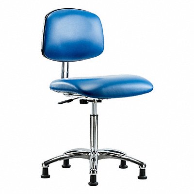 GRAINGER BRECRVMBCHCRNFEGESDBLU CR/ESDChair Med Bench Glides Blue