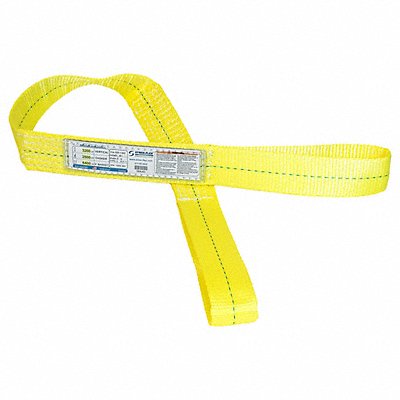 STREN-FLEX EEF1902PHV Web Sling Flat Eye 6 ft L 6 400 lb Cap.