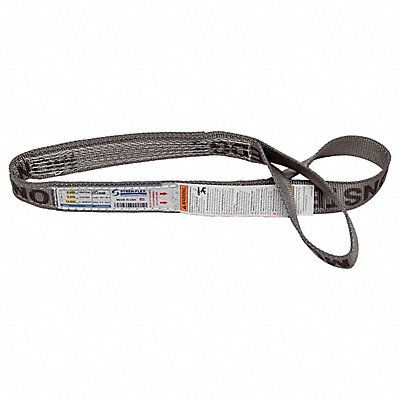 STREN-FLEX EEF2902ME Web Sling Flat Eye 18 ft L 6 400 lb Cap.