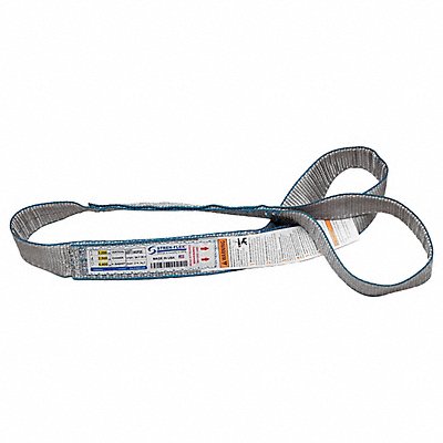 STREN-FLEX EEF1901PGE Web Sling Flat Eye 20 ft L 1 600 lb Cap.