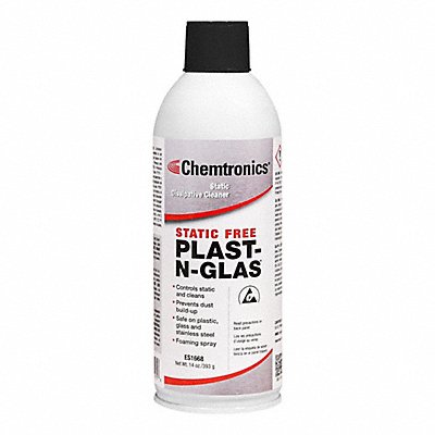 CHEMTRONICS ES1668 Glass Clnr Aero Spray Can 14 oz