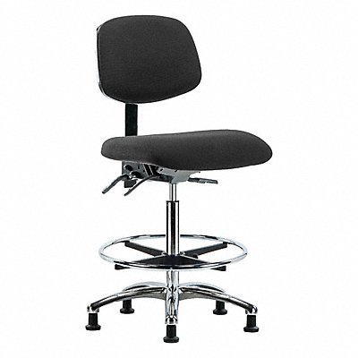 GRAINGER BRESDFHBCHCRT1A0CFEGESDBLK Fab ESD Chr High Tilt FR Glides Blk