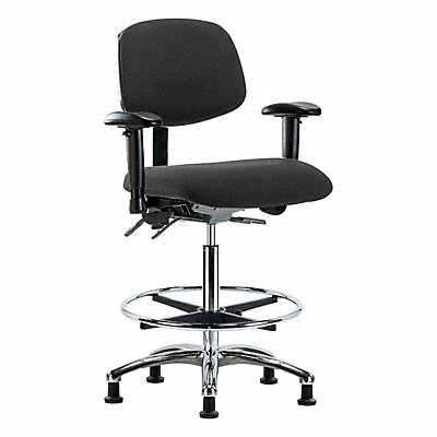GRAINGER BRESDFHBCHCRT1A1CFEGESDBLK Fab ESD Chr Hi Tilt AA FR Stat Blk