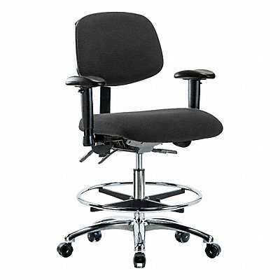 GRAINGER BRESDFMBCHCRT0A1CFECESDBLK Fab ESD Chr Med Arms FR Cstrs Blk