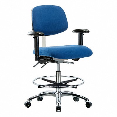 GRAINGER BRESDFMBCHCRT1A1CFECESDBLU Fab ESD Med Tilt AA FR Cstrs Blue