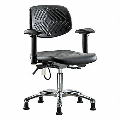 GRAINGER BRESDPDHCHCRT1A1EG Poly ESD Chair Desk Tilt Arms Glides