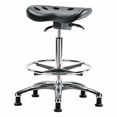 BLUE RIDGE ERGONOMICS PTHBSTCRCFRGBLK Tractor Stool 300 lb Cap. Black