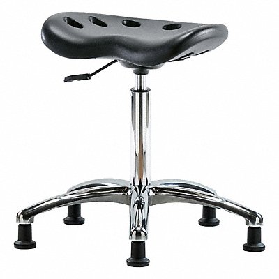 BLUE RIDGE ERGONOMICS ESDPTMBSLCRNFEG ESD Tractor Stool 300 lb Cap. Black