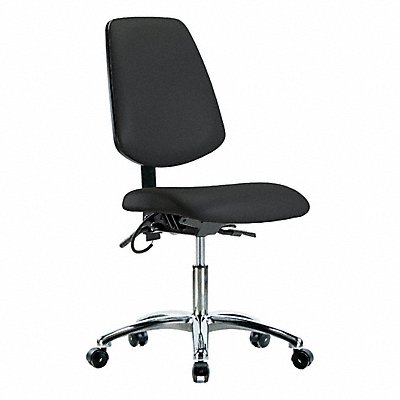 GRAINGER BRESDVDHCHMBCRT0A0ECESDBLK Vinyl ESD Chr Desk Md Bk Cstrs Blk