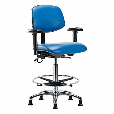 GRAINGER BRESDVHBCHCRT0A1CFEGESDBLU Vinyl ESD Chr High AA FR Stat Blue