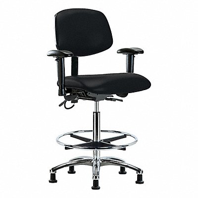 GRAINGER BRESDVHBCHCRT1A1CFEGESDBLK Vinyl ESD Hi Tilt AA FR Stat Blk