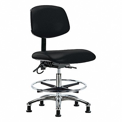 GRAINGER BRESDVMBCHCRT1A0CFEGESDBLK Vinyl ESD Chr Med Tilt FR Stat Blk