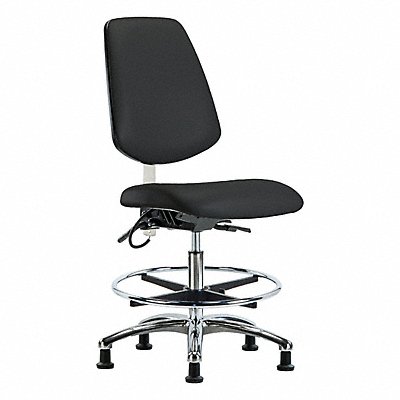 GRAINGER BRESDVMBCHMBCRT0A0CFEGESDBLK Vinyl ESD Chr Med Md Bk FR Stat Blk