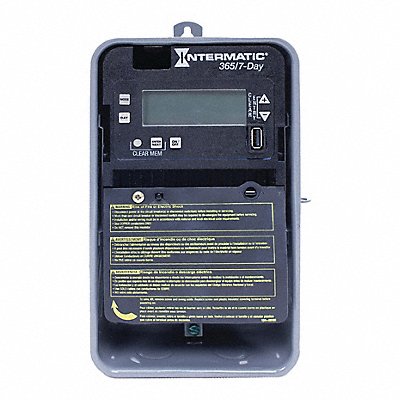 INTERMATIC ET2715CR Electronic Timer Grey Metal