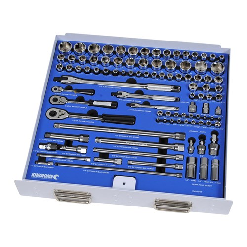 Kincrome EVA150T TRUCK BOX 98 Piece LOK-ON™ Sockets & Accessories EVA Tray