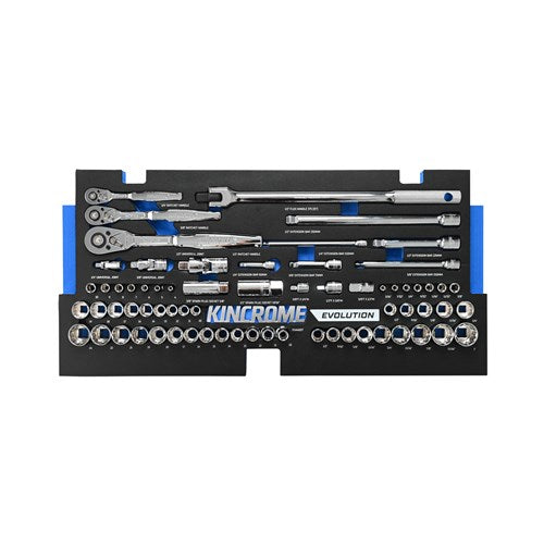 Kincrome EVA400T EVOLUTION 68 Piece Sockets & Accessories EVA Tray