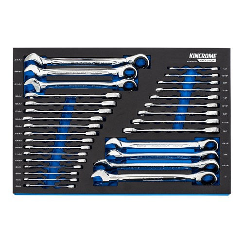 Kincrome EVA414T EVOLUTION 30 Piece Gear Spanners EVA Tray