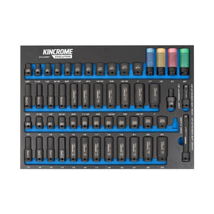 Kincrome EVA425T EVOLUTION 54 Piece Impact Sockets & Accessories EVA Tray