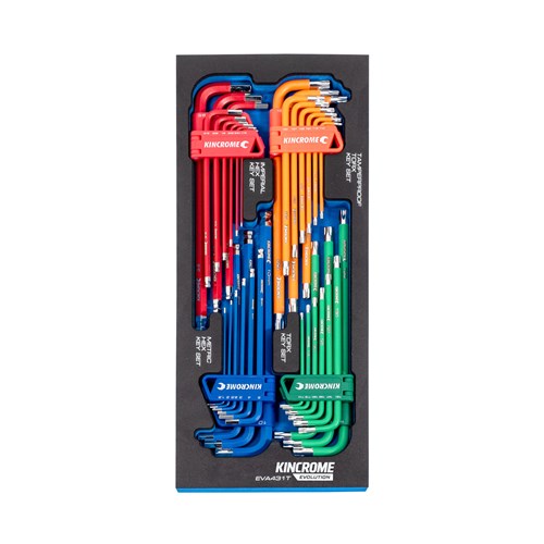Kincrome EVA431T EVOLUTION 36 Piece Hex & TORX® Keys EVA Tray