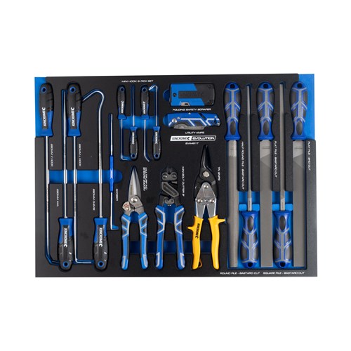 Kincrome EVA461T EVOLUTION 19 Piece Cut, Hook & Scrape EVA Tray