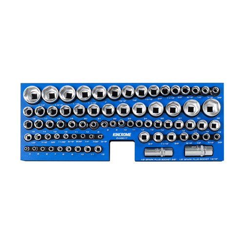 Kincrome EVA501T TRUCK BOX 74 Piece LOK-ON™ Sockets EVA Tray