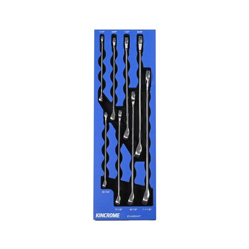 Kincrome EVA504T TRUCK BOX 8 Piece Combination Spanners EVA Tray