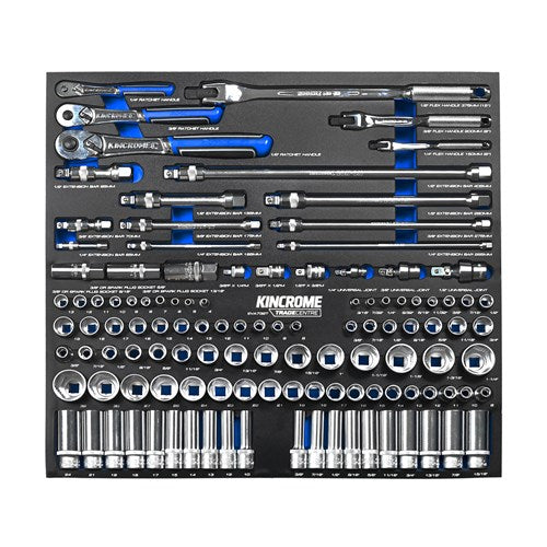 Kincrome EVA732T TRADE CENTRE 117 Piece LOK-ON™ Sockets & Accessories EVA Tray