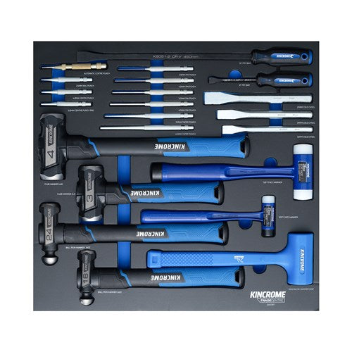 Kincrome EVA739T TRADE CENTRE 22 Piece Striking & Prying EVA Tray