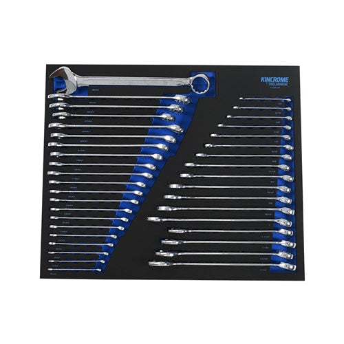 Kincrome EVA815T TOOL ARMOUR 38 Piece Combination & Jumbo Spanners EVA Tray